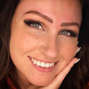 Eyebrow Tattoo result by Blessed Brows Salon in Eagle Mountain, UT