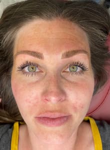 Eyebrow Tattoo result by Blessed Brows Salon in Eagle Mountain, UT
