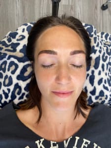 Eyebrow Tattoo result by Blessed Brows Salon in Eagle Mountain, UT
