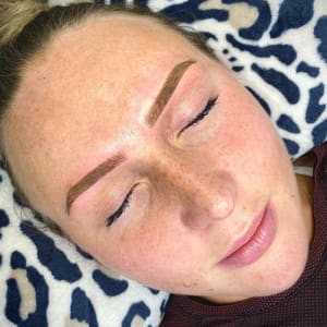 Eyebrow Tattoo result by Blessed Brows Salon in Eagle Mountain, UT
