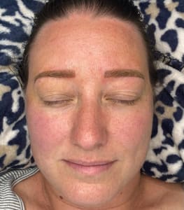 Eyebrow Tattoo result by Blessed Brows Salon in Eagle Mountain, UT