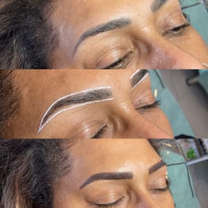 Eyebrow Tattoo result by Bling Lash & Spa Kissimmee in Kissimmee, FL