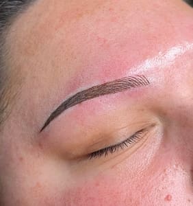 Eyebrow Tattoo result by Blink & Ink Artistry in Dilworth, MN