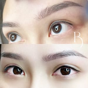 Eyebrow Tattoo result by BlinKiss Beauty & Ink Studio LLC in Irvine, CA