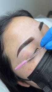 Eyebrow Tattoo result by BlinKiss Beauty & Ink Studio LLC in Irvine, CA
