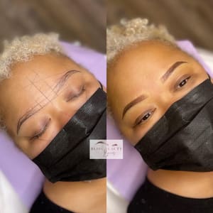 Eyebrow Tattoo result by Bliss Beauty Brows, LLC. in Beachwood, OH