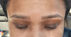Eyebrow Tattoo result by Bliss Threading Facials Lashes and Wax in Hoover, AL