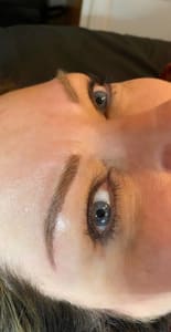 Eyebrow Tattoo result by Blissful Beauty Ink in Lochbuie, CO