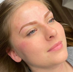 Eyebrow Tattoo result by Blissful Glam Cosmetic Studio & Training Academy in Louisville, KY