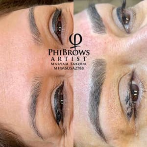 Eyebrow Tattoo result by Blissfulltouchskincare in Issaquah, WA