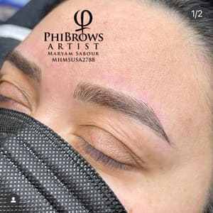 Eyebrow Tattoo result by Blissfulltouchskincare in Issaquah, WA