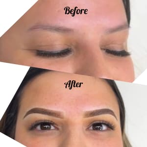 Eyebrow Tattoo result by BLL Beauty LLC in Lincoln, NE