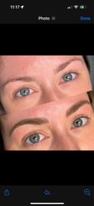 Eyebrow Tattoo result by Blonding & Blading in Minooka, IL
