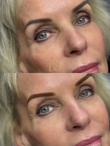 Eyebrow Tattoo result by Bloodroot Beauty in Oklahoma City, OK