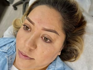 Eyebrow Tattoo result by Bloom Aesthetics Studio in Brea, CA