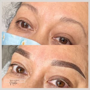 Eyebrow Tattoo result by Bloom Aesthetics Studio in Brea, CA