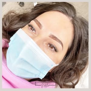Eyebrow Tattoo result by Bloom Aesthetics Studio in Brea, CA