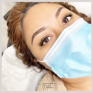Eyebrow Tattoo result by Bloom Aesthetics Studio in Brea, CA
