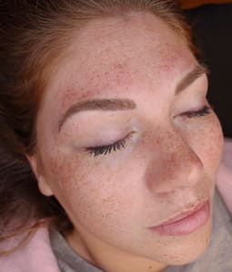 Eyebrow Tattoo result by Bloom Beauty in Winston Salem, NC