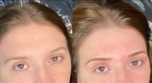 Eyebrow Tattoo result by Bloom Beauty in Winston Salem, NC