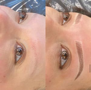 Eyebrow Tattoo result by Bloom Beauty in Winston Salem, NC