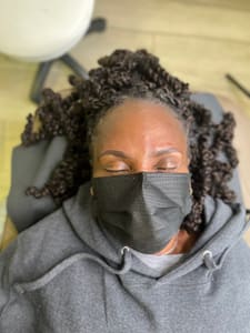 Eyebrow Tattoo result by Bloom Brow Studio in Durham, NC