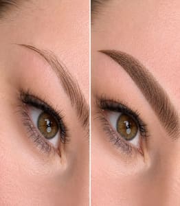 Eyebrow Tattoo result by Bloom & Glow Beauty Room in Wethersfield, CT