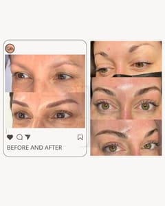 Eyebrow Tattoo result by Bloom & Glow Beauty Room in Wethersfield, CT