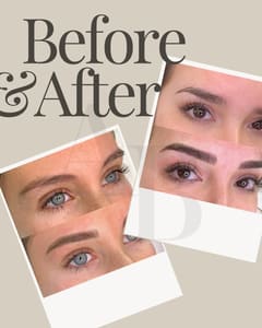 Eyebrow Tattoo result by Bloom & Glow Beauty Room in Wethersfield, CT