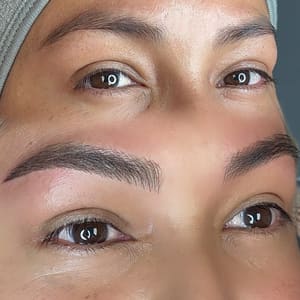 Eyebrow Tattoo result by Bloom Studio - Makeup, Lips & Brows Microblading in Tiverton, RI