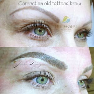 Eyebrow Tattoo result by Blu Water Day Spa - Awards Winning Full Service Day Spa in Kensington, MD