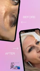 Eyebrow Tattoo result by Blue Ridge Beauty PMU in Marion, NC