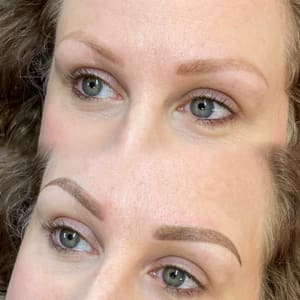 Eyebrow Tattoo result by Blueprint Beauty - Spokane Waxing, Permanent Makeup & Lashes in Spokane Valley, WA