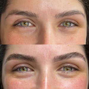 Eyebrow Tattoo result by Blume Beauty Aesthetics in Billerica, MA
