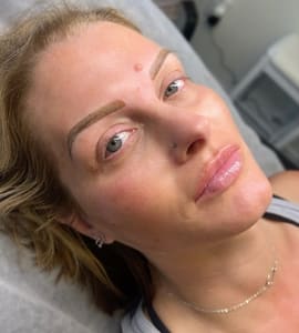 Eyebrow Tattoo result by Blush and Brow Studio in Lincoln, CA