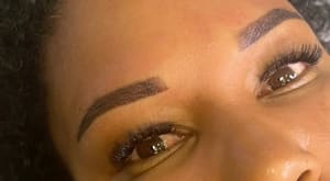 Eyebrow Tattoo result by Blush and Brow Studio in Lincoln, CA