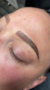 Eyebrow Tattoo result by Blush Beauty in Henderson, CO