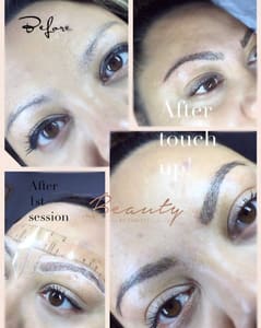 Eyebrow Tattoo result by Blush Beauty Lounge in Lindale, TX