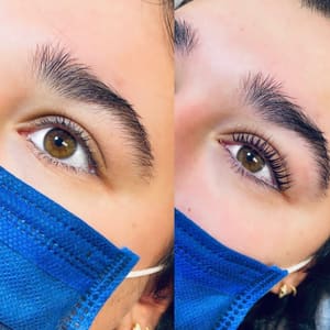 Eyebrow Tattoo result by Blush Beauty Studio in Kingwood, TX