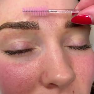 Eyebrow Tattoo result by Blush Beauty Studio in Kingwood, TX