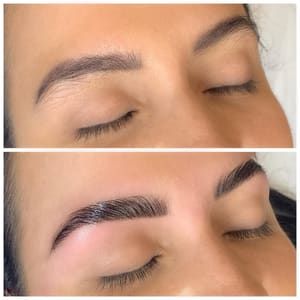 Eyebrow Tattoo result by Blush Beauty Studio in Kingwood, TX