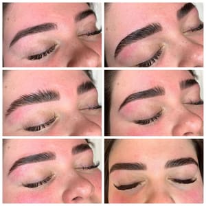 Eyebrow Tattoo result by Blush Beauty Studio in Kingwood, TX