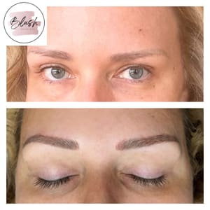 Eyebrow Tattoo result by Blush Brow Bar in Mesa, AZ