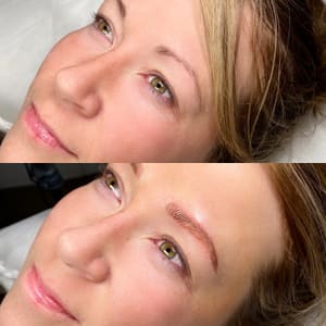 Eyebrow Tattoo result by Blush Brow Co. in Rocklin, CA