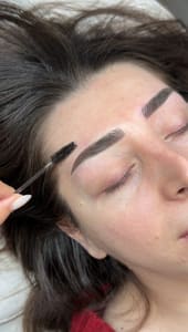 Eyebrow Tattoo result by Blush & Brows Studio in Des Plaines, IL