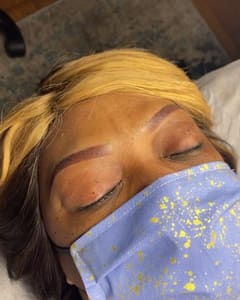 Eyebrow Tattoo result by Blush Browz and Lashes in Metairie, LA