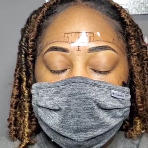 Eyebrow Tattoo result by Blush Ink Permanent Cosmetics in Cherry Hill Township, NJ