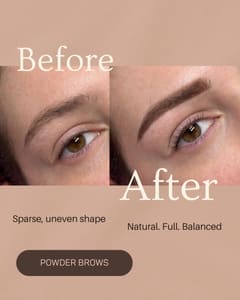 Eyebrow Tattoo result by Blush & Ink Permanent Makeup in Key West, FL