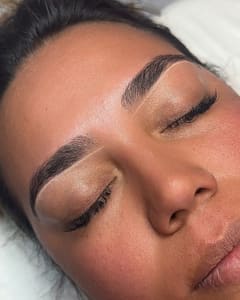 Eyebrow Tattoo result by Blush'n Browz Lounge in Midland, TX