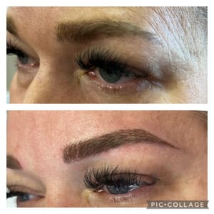 Eyebrow Tattoo result by Blush Studio Permanent Makeup in Westminster, MD